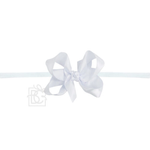 Satin Double Knot Bow on Clip