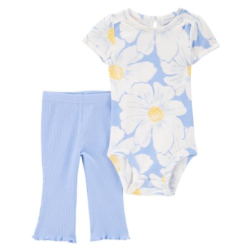 Carter's Child of Mine Baby Girl Outfit Set, 2-Piece, Sizes 0/3-24 Months