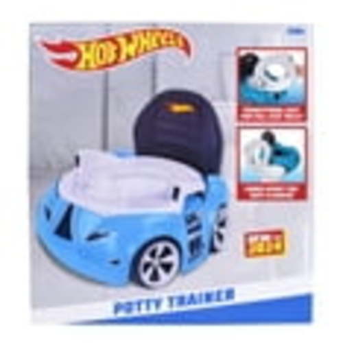 Hot Wheels Blue Race Car Potty Training Toilet, Includes Detachable Seat, Toddlers Ages 12+ Months