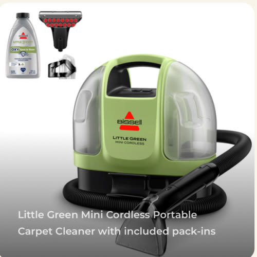 Little Green® Mini Portable Carpet & Upholstery Cleaner