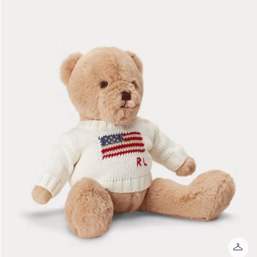 Small Flag-Sweater Polo Bear | Ralph Lauren