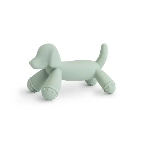 mushie Silicone Baby Teether Toy | Dog Figurine Teether