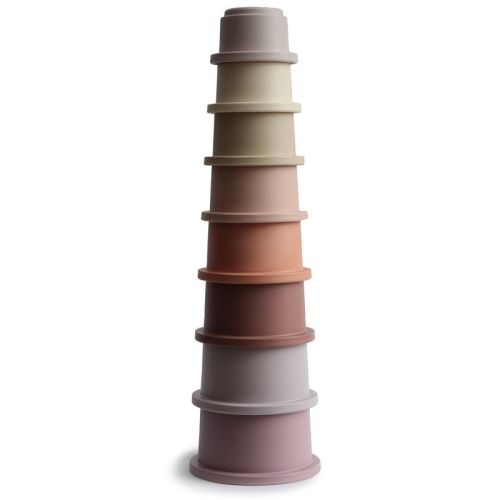 Mushie Bath Toys Stacking Cups - Original