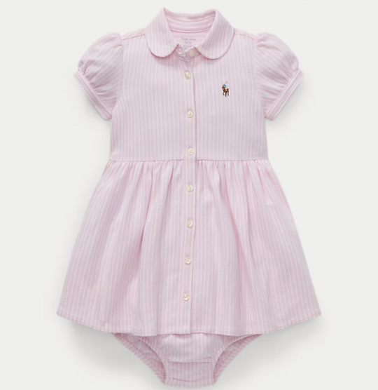 Striped Knit Oxford Dress & Bloomer | Ralph Lauren