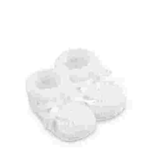 Jefferies Socks Baby Girls Boys Socks Hand Crochet Ribbon Crib Shoe Booties, 1 Pair