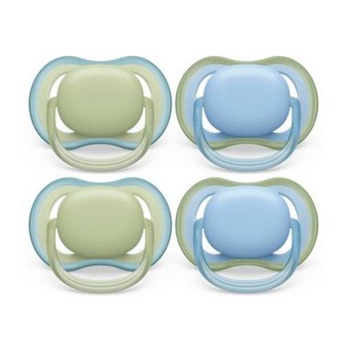 Avent Philips Ultra Air Pacifier 0-6 Months - Pastel Green/celestial Blue - 4pk