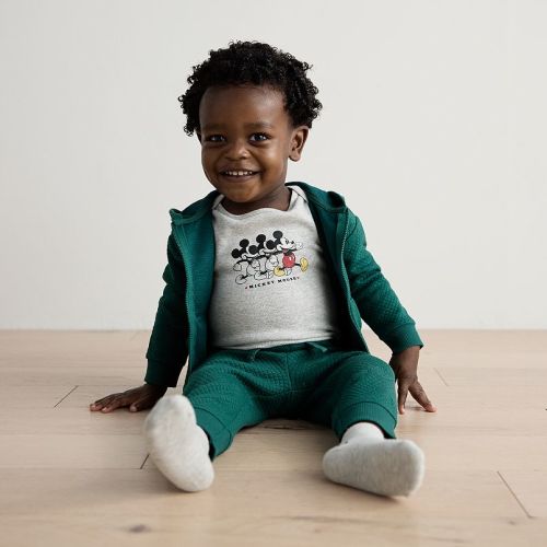 Disney's Mickey Mouse Baby Boy Bodysuit, Hoodie, & Pants 3-piece Set by Jumping Beans®