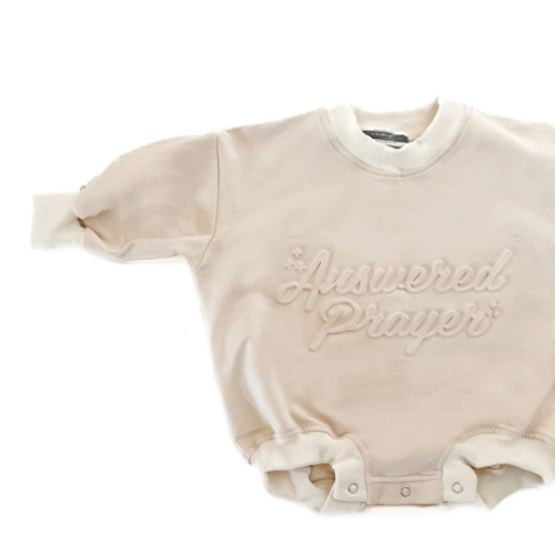 Answered Prayer Bubble Jumpsuit, 0-3 months