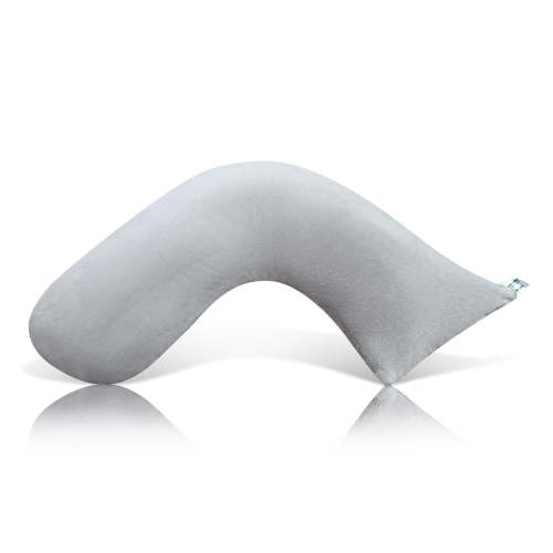 Luna Lullaby Nursing Pillow - Grey Smooth
