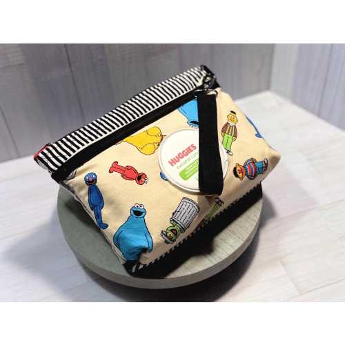 Quilted 3 Pocket Clutch Diaper Bag