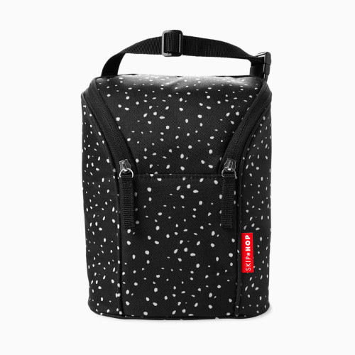 Skip Hop Grab & Go Double Bottle Bag - Abstract Dots