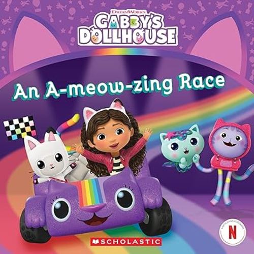 The A-meow-zing Race (Gabby's Dollhouse 8 x 8 #11) (DreamWorks: Gabby's Dollhouse)