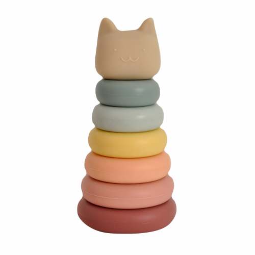 Baby Silicone Stacking Toy - Cat