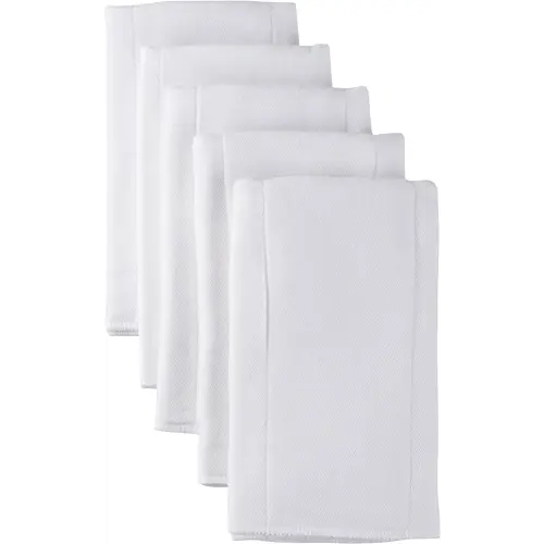 Gerber Unisex Baby Boys Girls Gauze Prefold Cloth Diapers Multipack White 5 Pack
