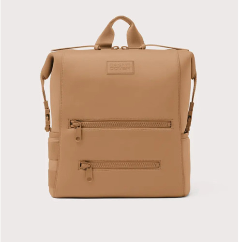 Indi Diaper Backpack in Onyx, golden brown Large