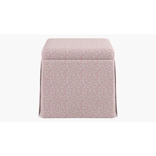Skirted Storage Ottoman | Flamingo Hele Bay