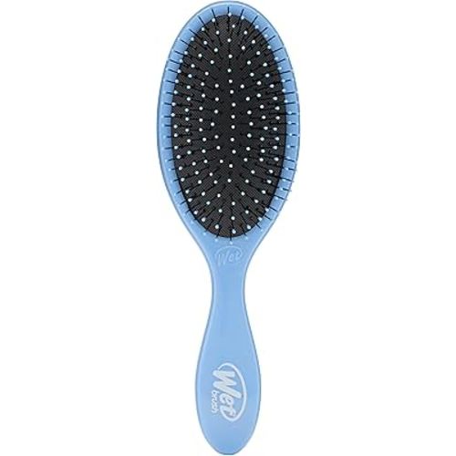 Wet Brush Detangling Brush, Original Detangler Brush (Sky) - Wet & Dry Tangle-Free Hair Brush for Women & Men - No Tangle Soft & Flexible Bristles for Straight, Curly, & Thick Hair