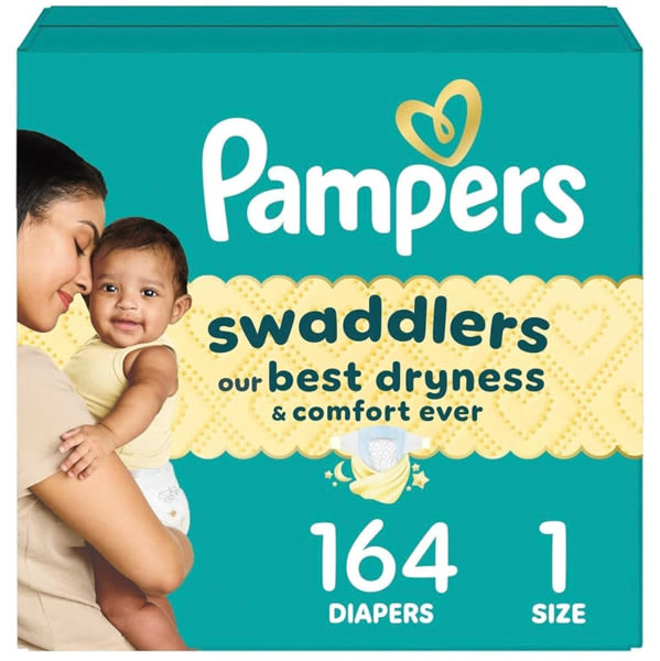 Pampers Swaddlers - Size 1 (164 Count)