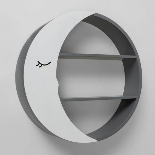 Decorative Wall Shelf - Cloud Island™ Moon Shelf