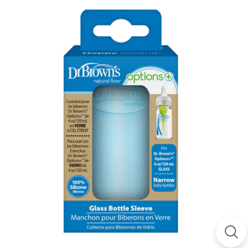 Dr. Brown’s Natural Flow® Options+™ Narrow Glass Bottle Silicone Sleeves