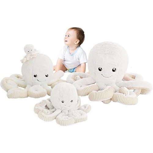 DENTRUN Octopus Stuffed Animals, Giant Octopus Plush Doll Play Toys for Kids Girls Boys Adults Birthday Xmas Halloween Present Stuffed Sea Animals Plushie, 7/16/24/32 Inches, 5 Colors