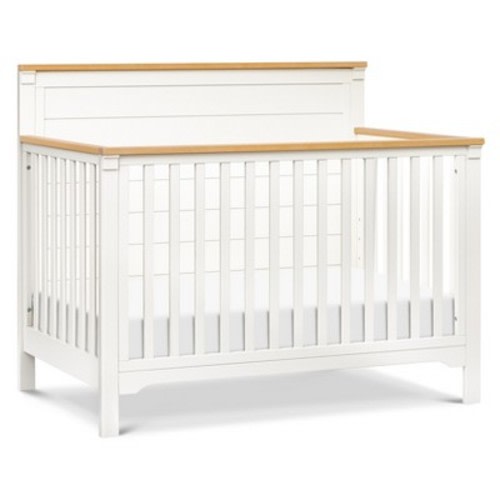 daVinci Shea 4-in-1 Convertible Crib - Warm White and Honey