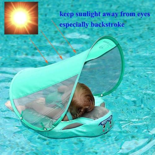 Infant & Toddler Safety Pool Floater With Sunshade – Wise Komfort