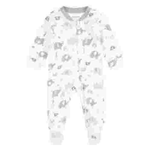 Huggies Baby Boy Alex The Elephant Printed Organic Cotton Sleep and Play, Sizes NB-9M