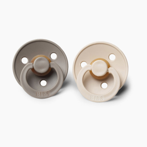 BIBS Natural Rubber Pacifier - Dark Oak / Vanilla, 6-18 months, 2