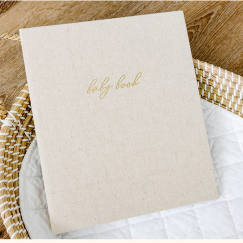First Year Baby Memory Book - Sand