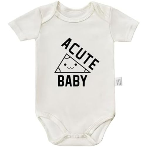 Acute Baby Bodysuit, Toddler Clothes Unisex, Newborn Announcement Outfit, Infant Short Sleeve Jumpsuit 0-24 Month