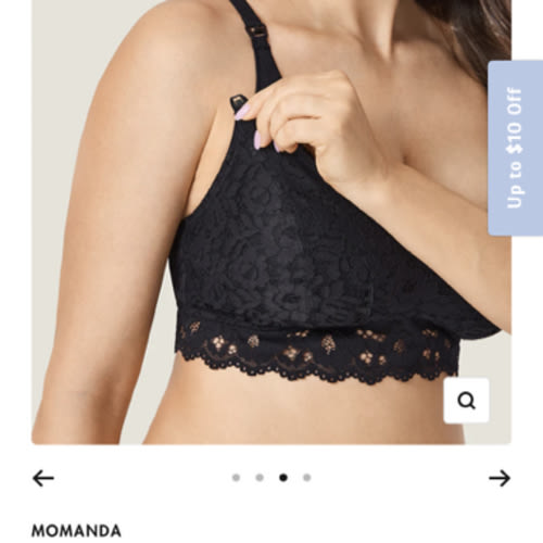 Lace Plunge Nursing Bralette