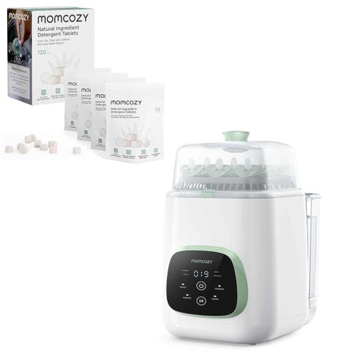 Momcozy KleanPal Pro Baby Bottle Washer Natural Washing Block for Baby Bottle Washer