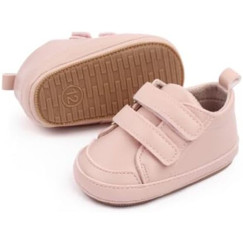 Baby Girls Boys Shoes Soft Anti-Slip Sole Newborn First Walkers High Top Canvas Denim Unisex Infant Sneaker