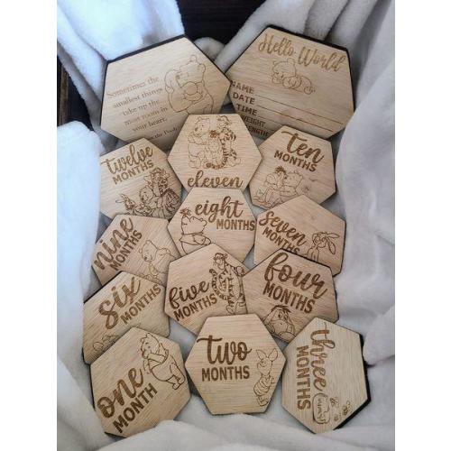 Winnie the Pooh Baby Monthly Milestones