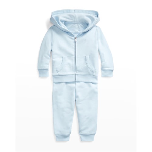 Boy's Atlantic Terry Fleece Jogger Set, Sizes 3M-24M