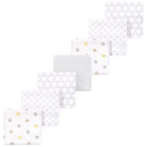 Little Treasure Luvable Friends Flannel Receiving Blankets 7pk, Wise Owl