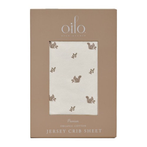 Print Organic Cotton Crib Sheet