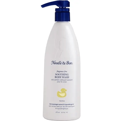 Noodle & Boo Fragrance Free Soothing Body Wash for Baby Eczema Care, 16 fl. oz.