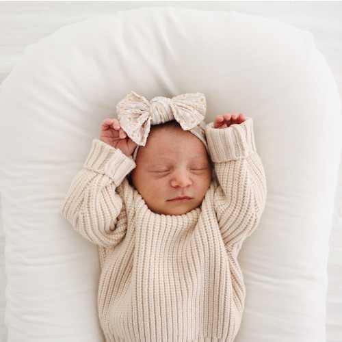 Baby Headband, Bow Knot Headband, Baby Head Wrap, Baby Headwrap, Knotted Headband, Neutral Baby Headband, Neutral Baby