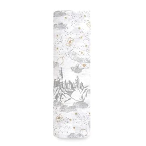 aden + anais Harry Potter Swaddle Blanket, Boutique Muslin Blankets for Girls & Boys, Baby Receiving Swaddles, Ideal Newborn & Infant Swaddling Set, Perfect Shower Gifts, Single, Harry Potter