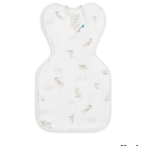 Swaddle Up™ 1.0 TOG Cotton White Cloud Bunnies