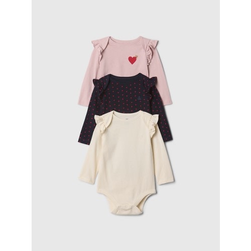 Baby First Favorites TinyRib Bodysuit (3-Pack)