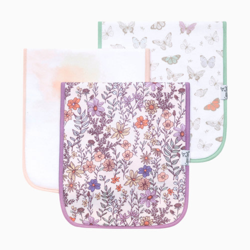 Printed Burp Cloth Set - Flora Set by Cooper Pearl