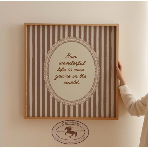 HOW WONDERFUL LIFE Is Now - Retro Neutral, Nursery Wall Art, Nursery  Wall Art Decor, Playroom Decor, Bedroom Poster, Gift Wall Art