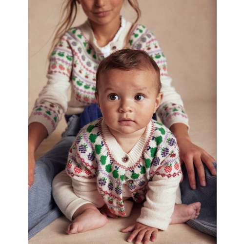 Fair Isle Cardigan-Multi Fruit