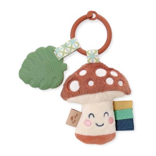 Itzy Ritzy Pal Teether - Brown Mushroom