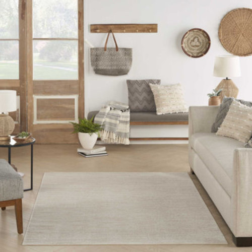 Trent Austin Design® Mullican Sandy Solid Ivory/Beige Easy Care Indoor/Outdoor Area Rug & Reviews | Wayfair