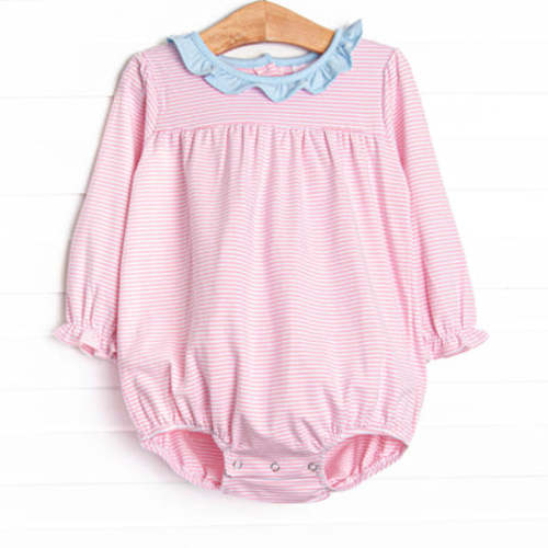 Amelia Bubble, Pink Stripe – Stitchy Fish