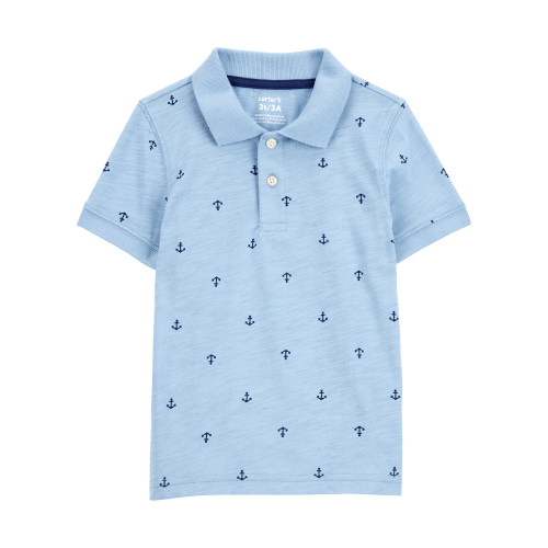 Toddler Anchor Polo Shirt - Blue - Carter's | Carter's